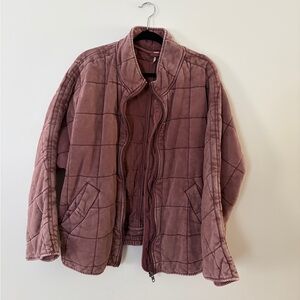 Free People Dolman Quilted Knit Jacket